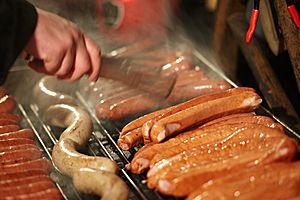 Sausages on a Barbecue