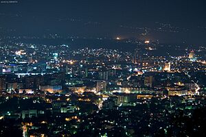 Skopije at night