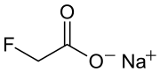 Sodium-fluoroacetate-2D-skeletal.svg