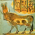 Apis bull on coffin