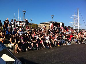 Audience at VegFest Bristol 2012