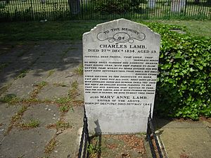 Charles Lamb's Grave