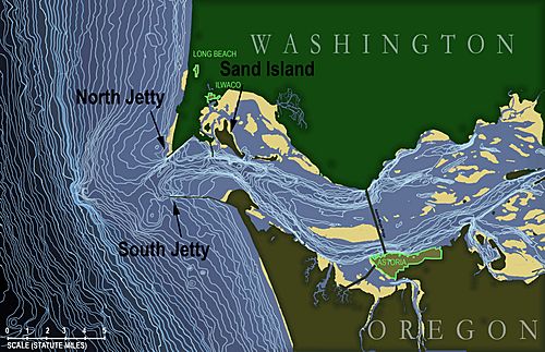 Columbia River Mouth and Bar