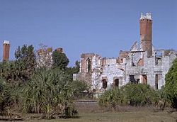 Dungeness-ruins