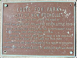 Eddie Foy Plaque cr