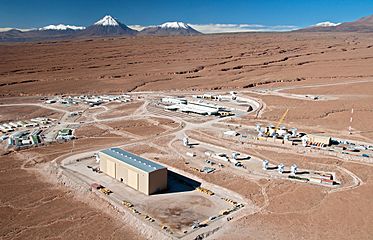 Flying above the ALMA Site