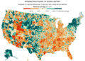 Funding of K-12 schools map