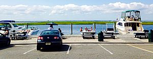 The Great South Bay looking toward Long Island from Gilgo Beach