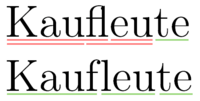 LaTeX ligature Computer Modern