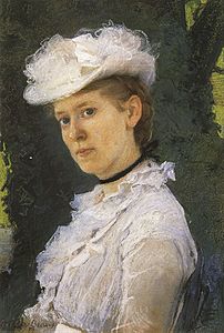 Lady George Darwin by Cecilia Beaux 1889