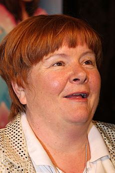 Magda Szubanski (Sharon Strzelecki) at Kath & Kimderella movie premiere