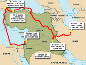 Map iran ottoman empire banishment