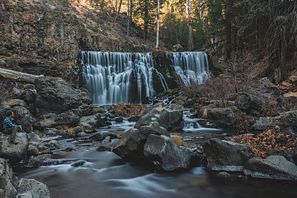 Middle McCloud River Falls