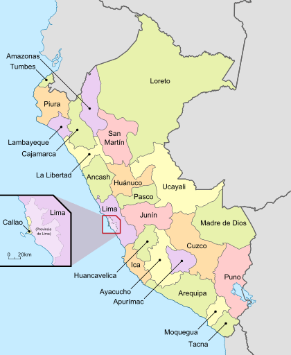 Regions of Peru