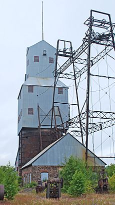 Quincy Mining Company Historic District 2009 No 2 Shaft Rock House