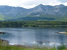 Twelve Bens across Lough Inagh