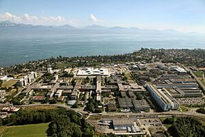 Vue aérienne EPFL 07-2009