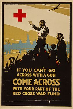 1917 Red Cross World War I poster