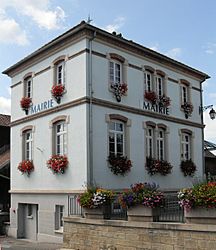 The town hall in Attenschwiller