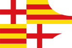 Bandera medieval de Barcelona.svg