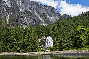 Chatterbox Falls from distance