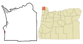 Location in Oregon