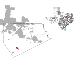 Location of Italy, Texas