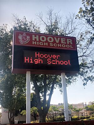 Hoover High School Digital Sign