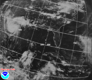 Hurricane Celia at landfall