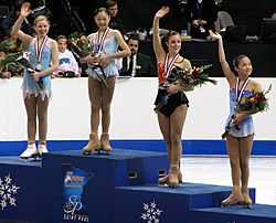 Ladies Podium 2008 US Nationals