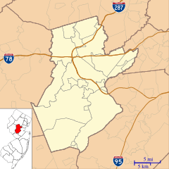 Neshanic, New Jersey is located in Somerset County, New Jersey