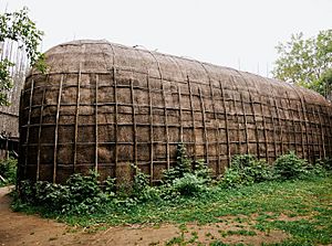 Longhouse of huron wendat