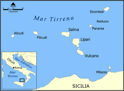 Mappa Eolie