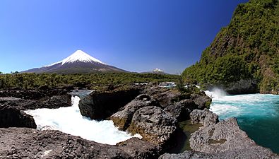 Osorno Volcano and Petrohué Waterfalls