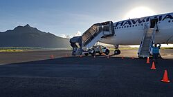 Pago Pago Airport tarmac