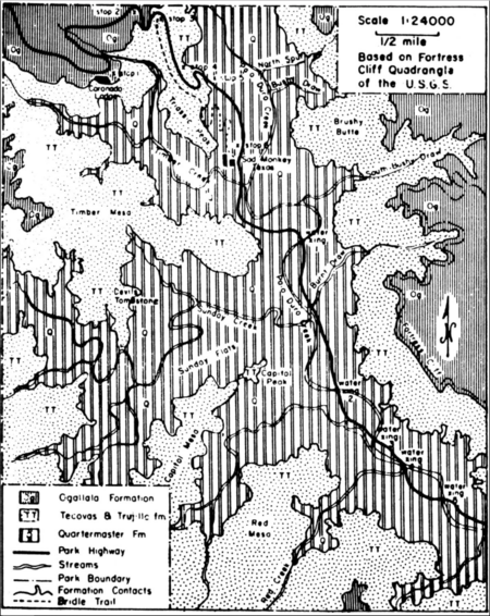 PaloDuroCanyon geologic map