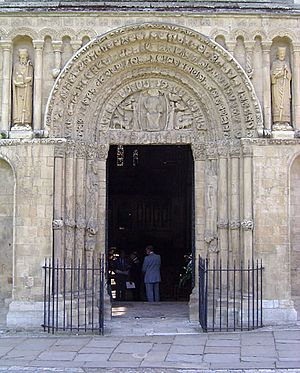 Rochester cathedral doorway