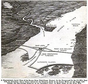 Severn River Tidal Power Project 1921