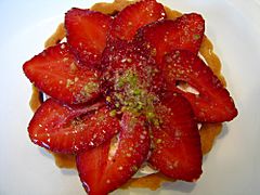 Strawberry tart by Kirti Poddar