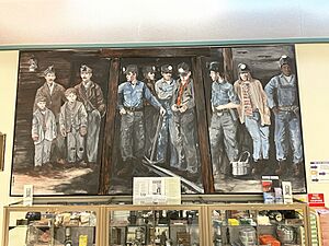 Tribute to coal miners in Pennsylvania