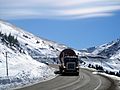 Truck on Loveland Pass