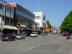 Onkiniemenkatu in Vammala, an administrative centre of Sastamala.