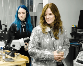 Billie Eilish and Maggie Baird Nov 2018