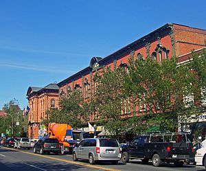 Broadway in downtown Saratoga Springs, NY