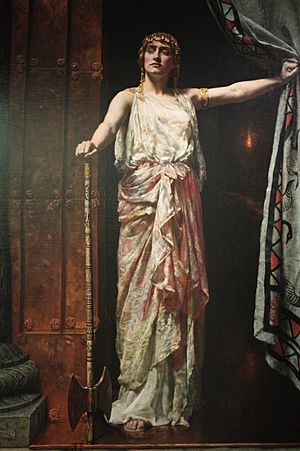 Clytemnestra by John Collier, 1882