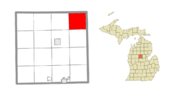 Location within Clare County