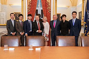 HK activists at the U.S. Senate Foreign Committee