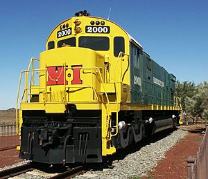 Hamersley Iron 2000 locomotive, Dampier