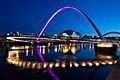 Millenium Bridge at dusk