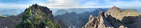 Mount Ellinor, Mount Washington Panorama